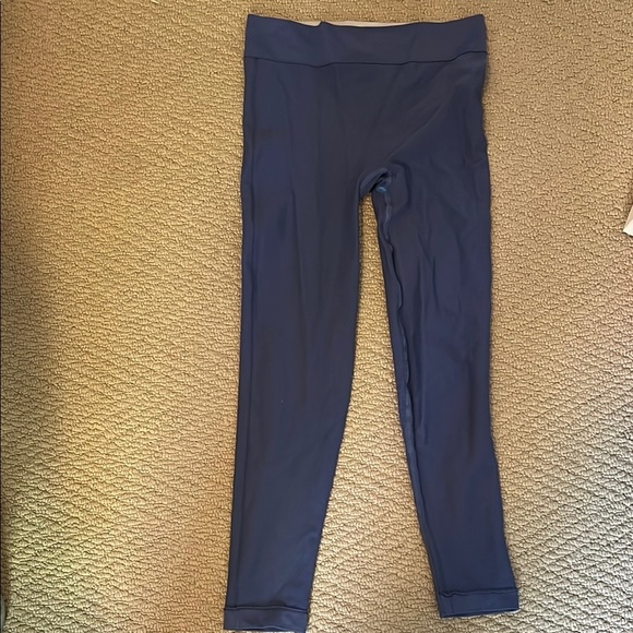 Navy Blue Leggings Speedo size medium - Picture 1 of 8